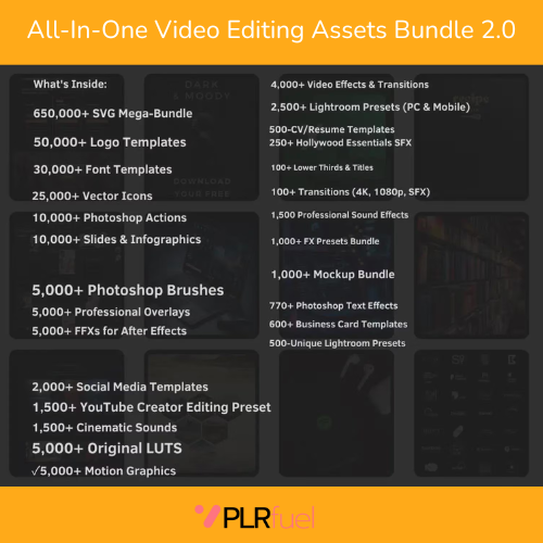 80 MILLION+ DIGITAL PRODUCTS MRR & DPP - PLRfuel