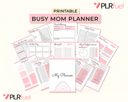 Busy Moms Planner - PLRfuel