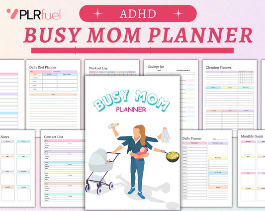 Busy Moms Planner - PLRfuel