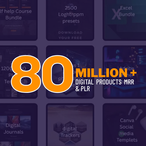 80 MILLION+ DIGITAL PRODUCTS MRR & DPP - PLRfuel
